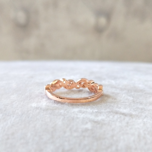 💎NEW💎 ROSE GOLD PLATED CZ RING - Picture 7 of 9